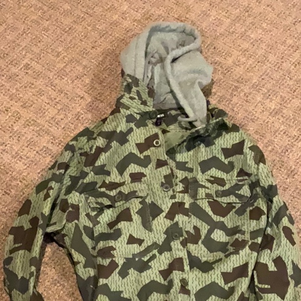 Green Hoodie Jacket